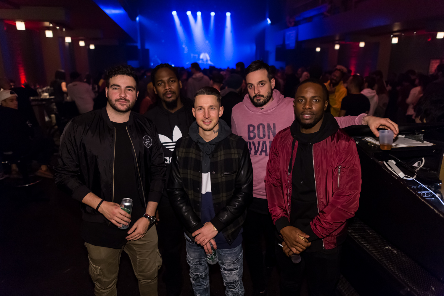 Les rappeurs Rymz et David Lee ont fait vibrer le Club Soda pour leur lancement [Photos]