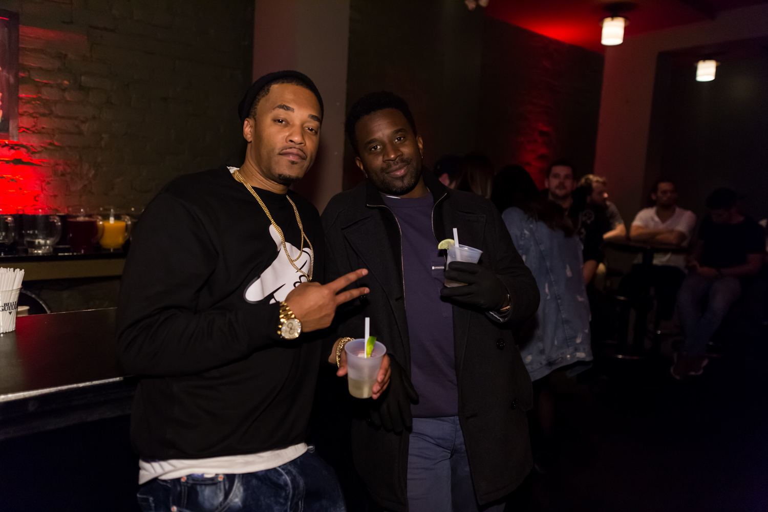 Les rappeurs Rymz et David Lee ont fait vibrer le Club Soda pour leur lancement [Photos]