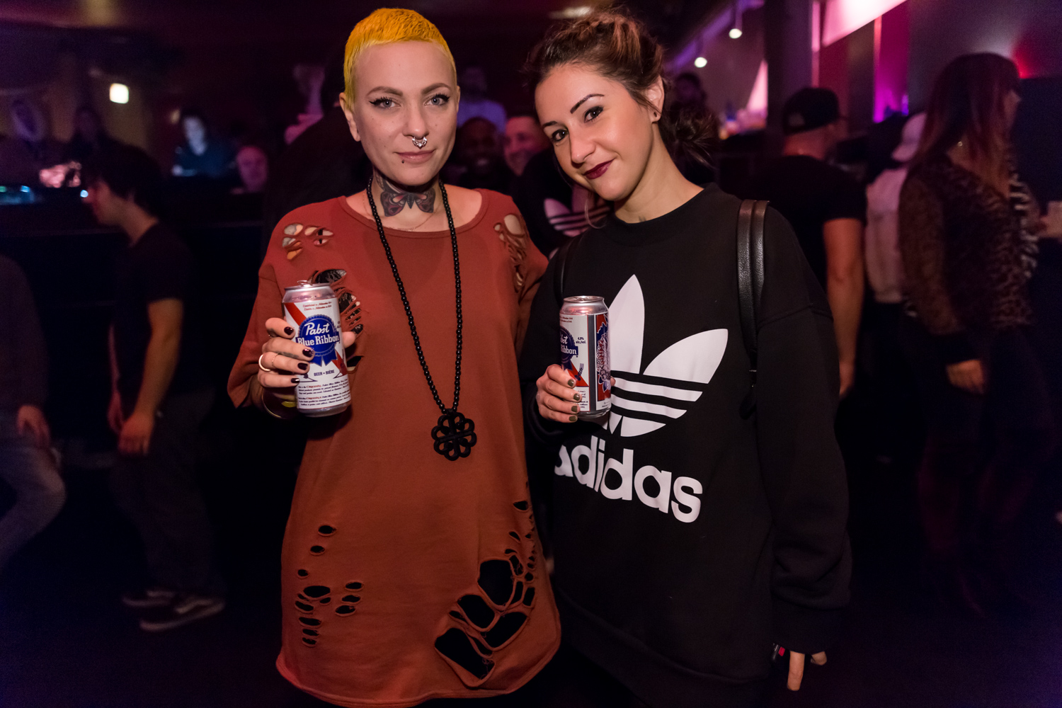 Les rappeurs Rymz et David Lee ont fait vibrer le Club Soda pour leur lancement [Photos]