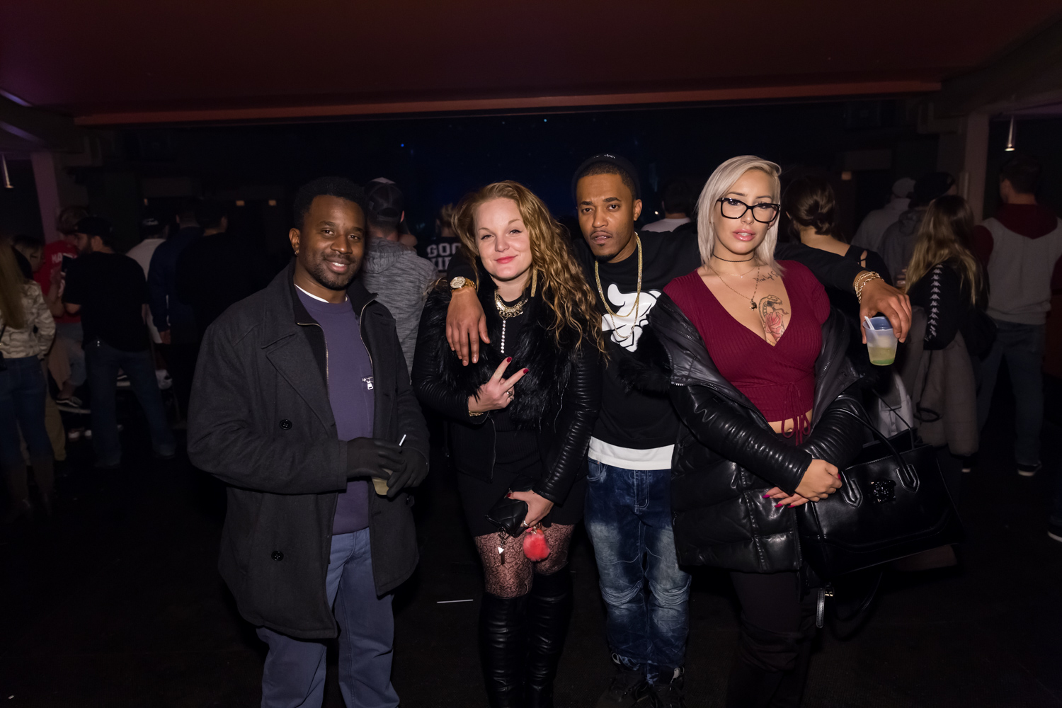 Les rappeurs Rymz et David Lee ont fait vibrer le Club Soda pour leur lancement [Photos]