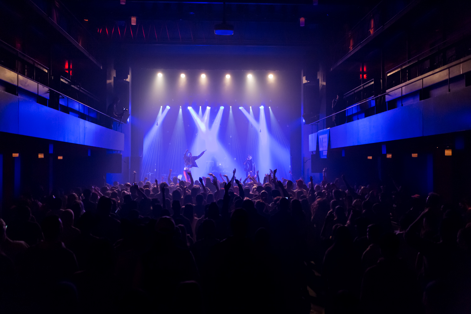 Les rappeurs Rymz et David Lee ont fait vibrer le Club Soda pour leur lancement [Photos]