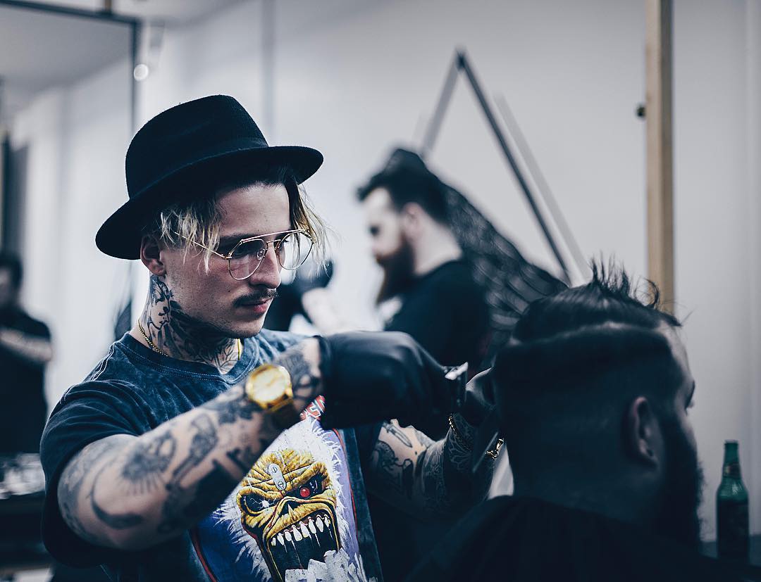 Emile Desharnais, le barbier cool de KRWN St-Laurent