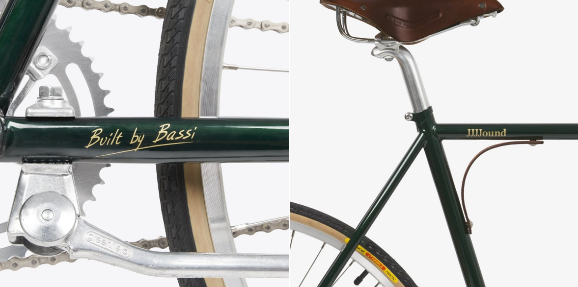 ​JJJJound et la compagnie montréalaise Bassi ont créé un top vélo urbain vintage