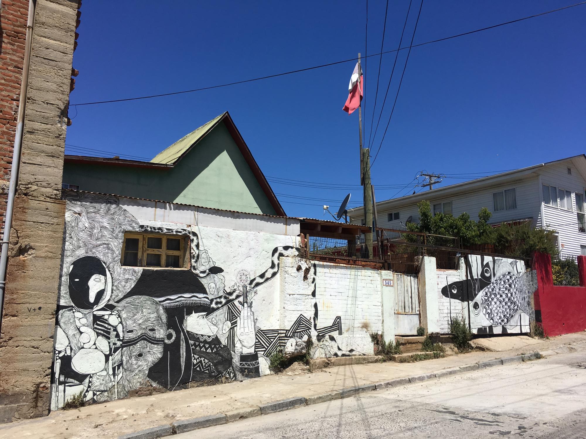​Valparaiso est la ville du street art chilien [Photos]