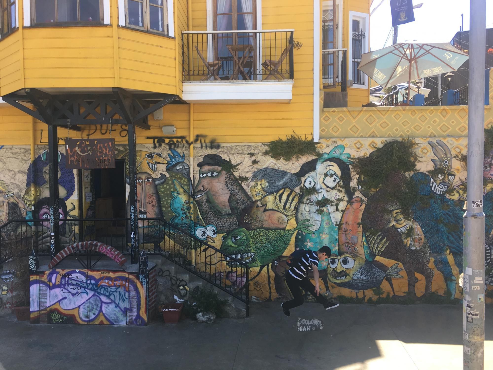 ​Valparaiso est la ville du street art chilien [Photos]