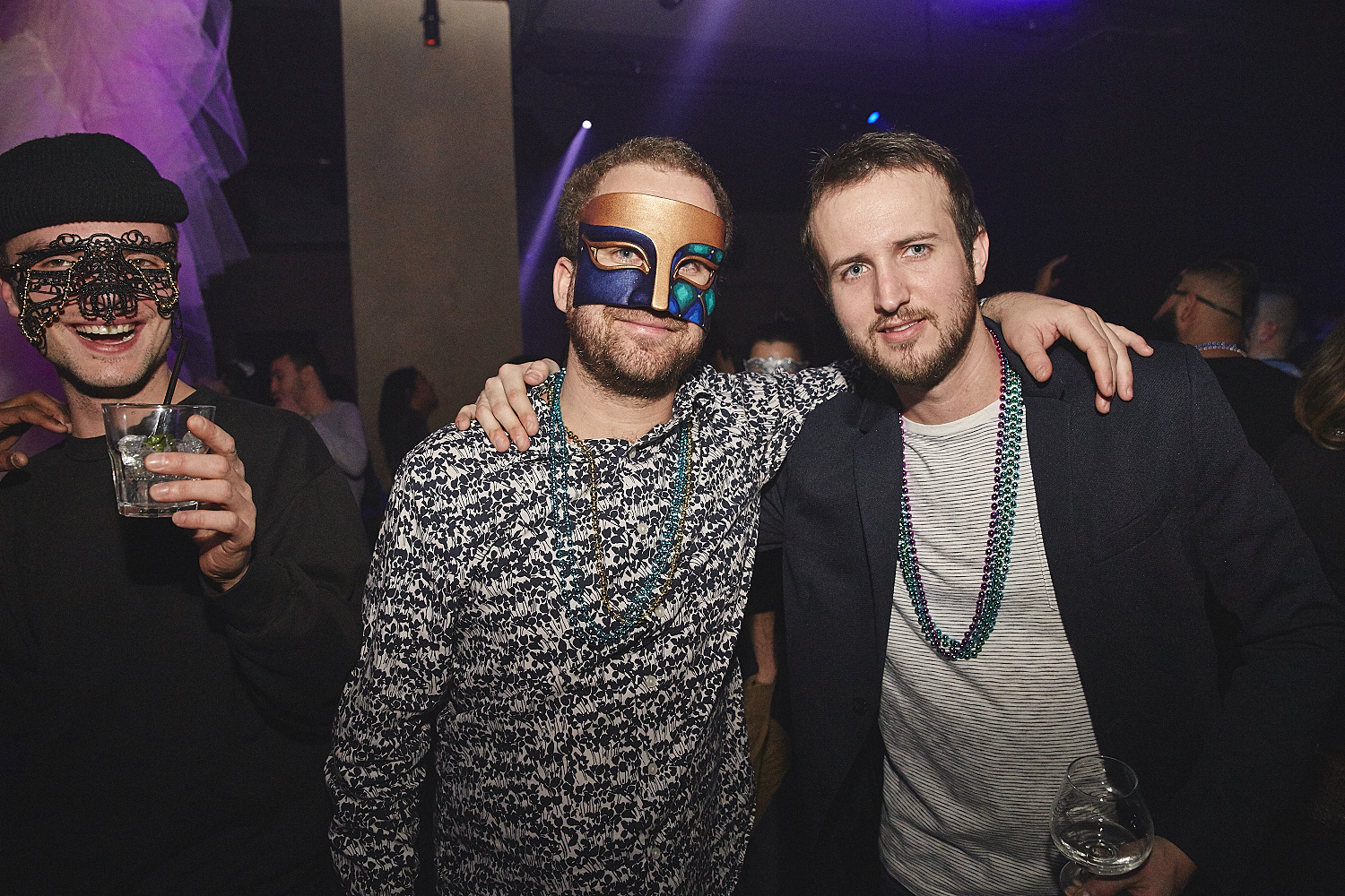 Party Mardi Gras sexy et carnavalesque à la Voûte [Photos]