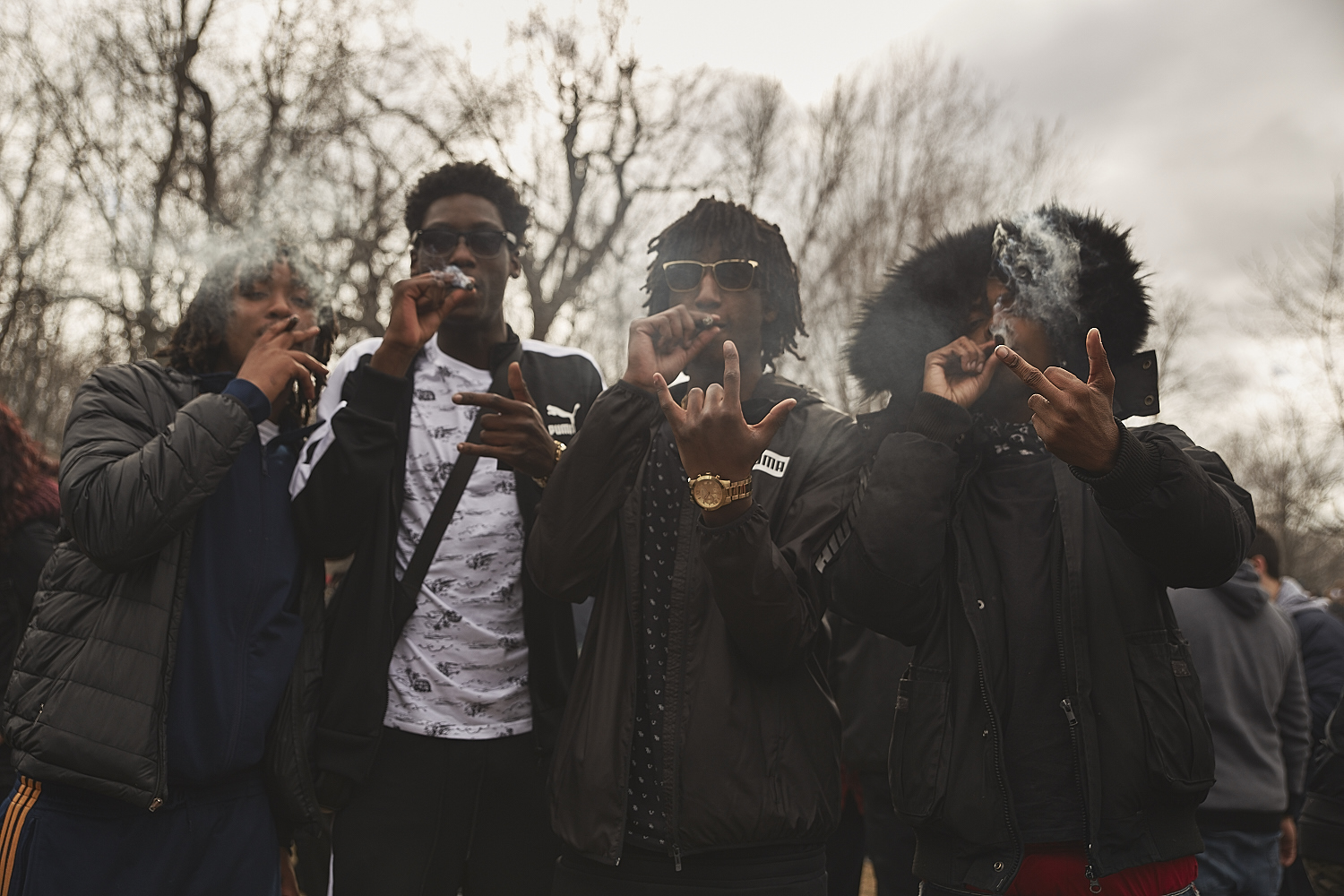 Des milliers de Montréalais célèbrent le 420 au Mont-Royal [Photos]