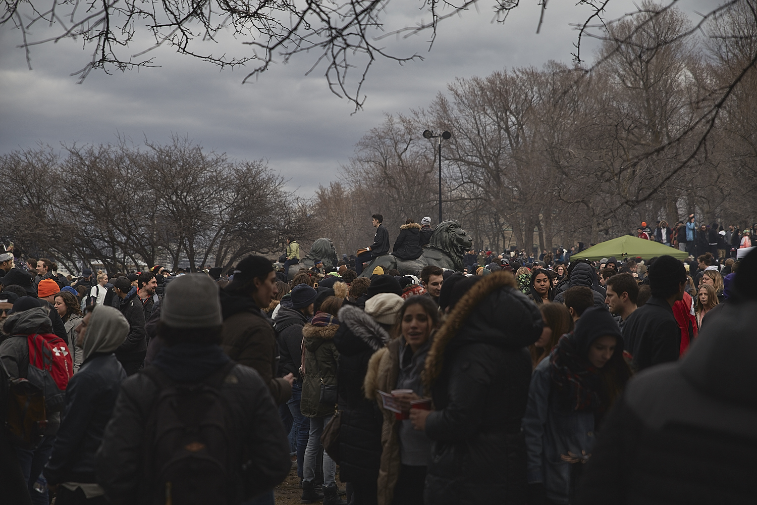 Des milliers de Montréalais célèbrent le 420 au Mont-Royal [Photos]