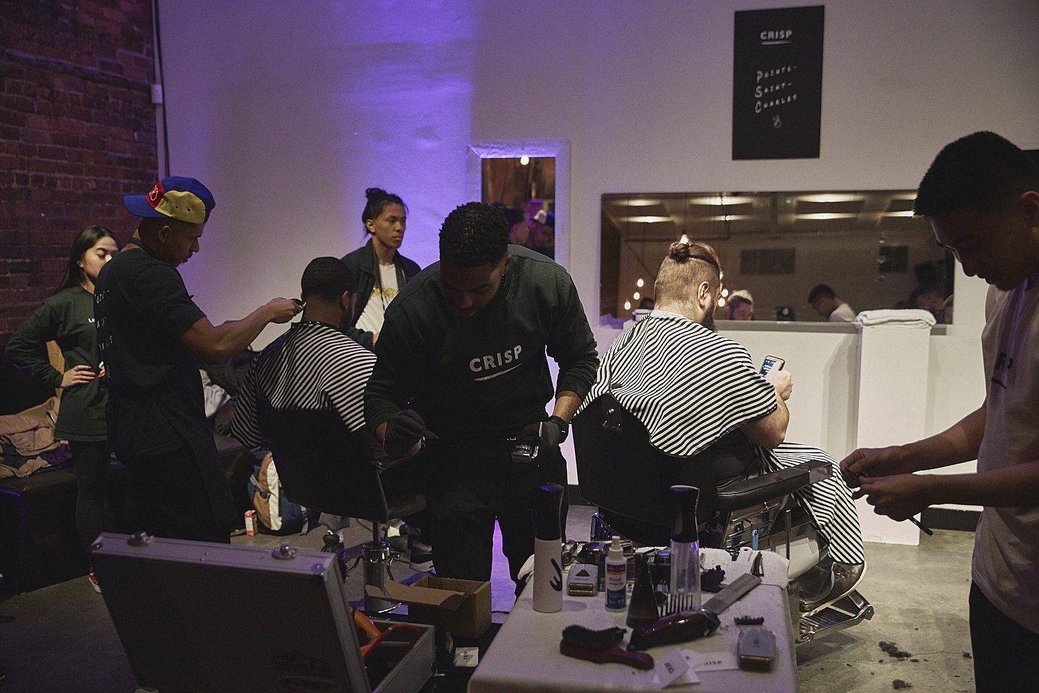 Belle soirée au Cuts and Talk avec CRISP, The Holy et l'artiste Benjamin Altmejd [Photos]
