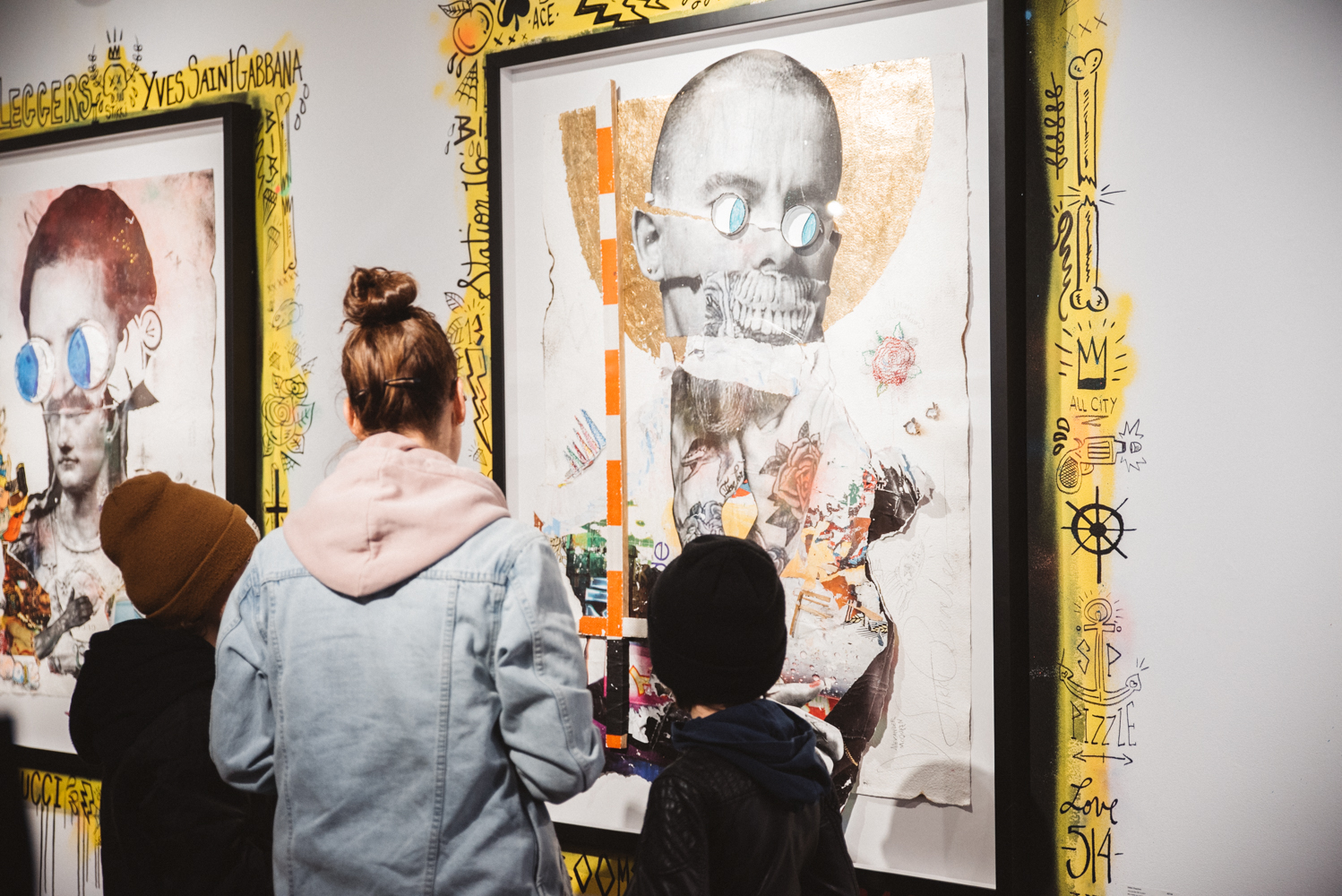 Le fabuleux vernissage de Stikki Peaches, entre art de rue et mode [Photos]