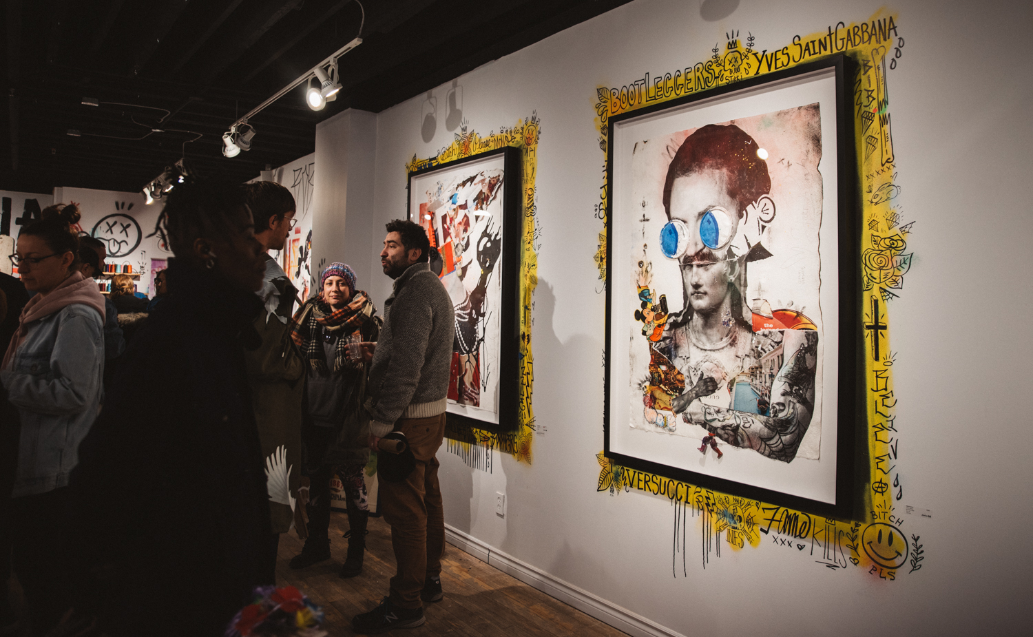 Le fabuleux vernissage de Stikki Peaches, entre art de rue et mode [Photos]