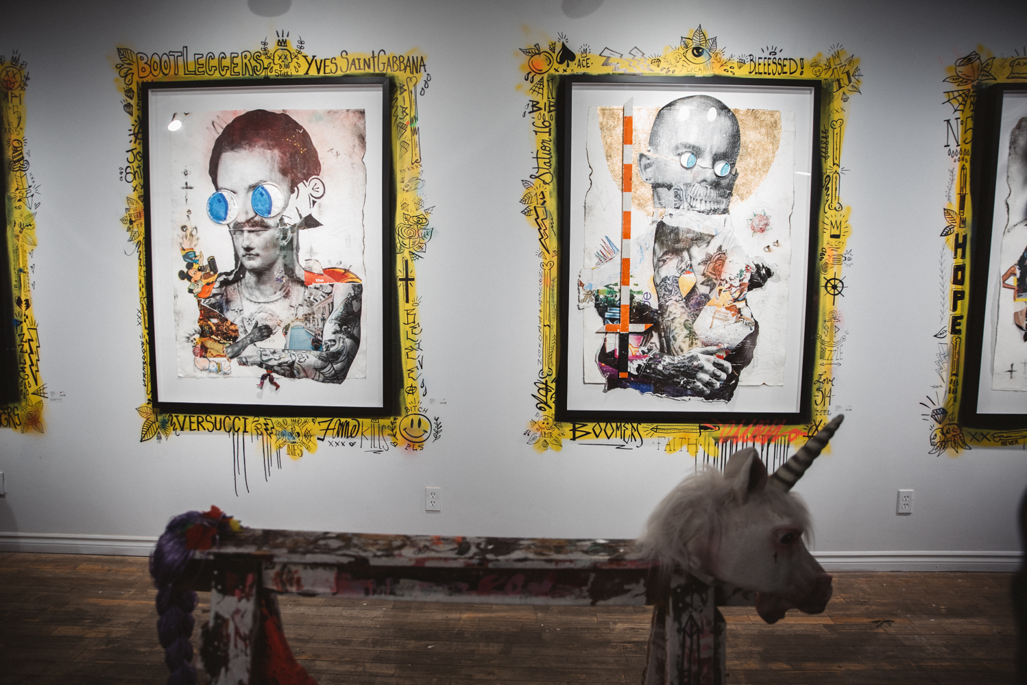 Le fabuleux vernissage de Stikki Peaches, entre art de rue et mode [Photos]