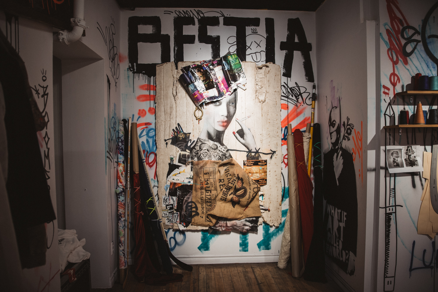 Le fabuleux vernissage de Stikki Peaches, entre art de rue et mode [Photos]