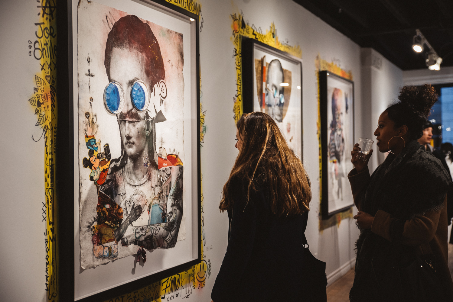 Le fabuleux vernissage de Stikki Peaches, entre art de rue et mode [Photos]