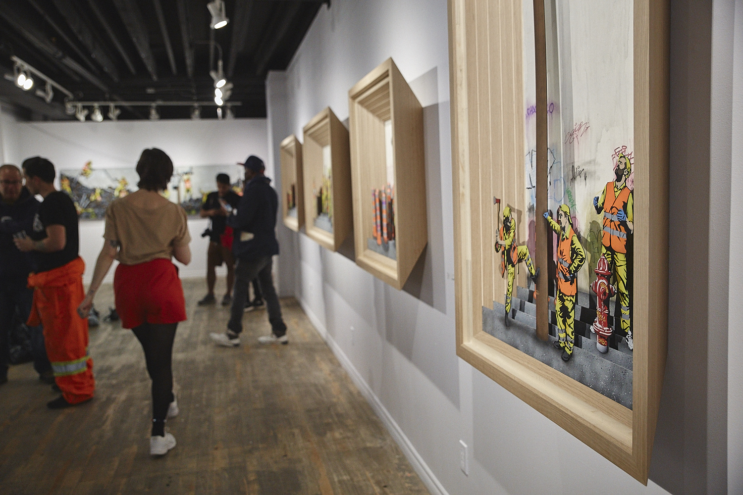 L'expo 'The orange cone festival'  un clin d’œil aux cônes oranges de Montréal [Photo]