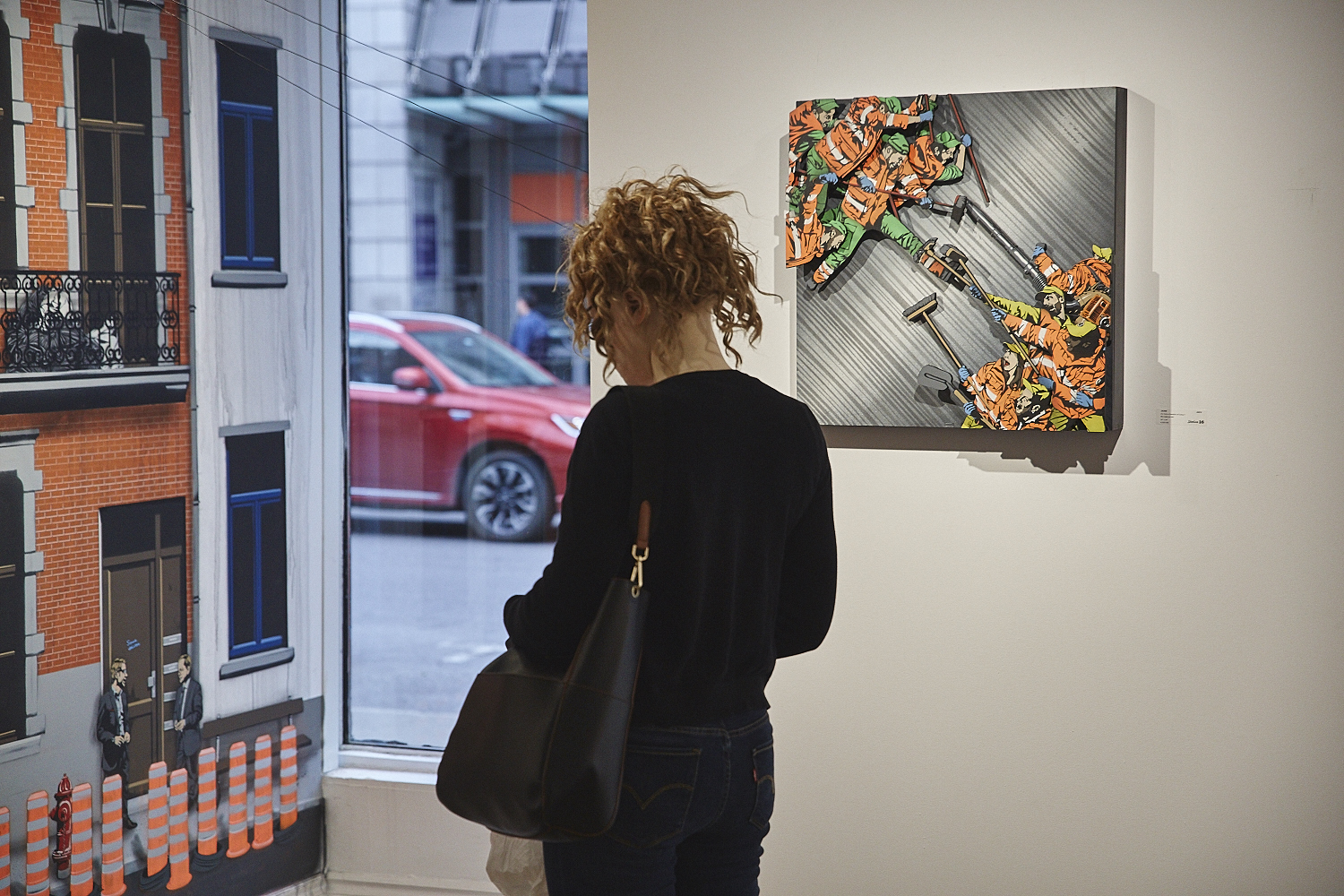 L'expo 'The orange cone festival'  un clin d’œil aux cônes oranges de Montréal [Photo]