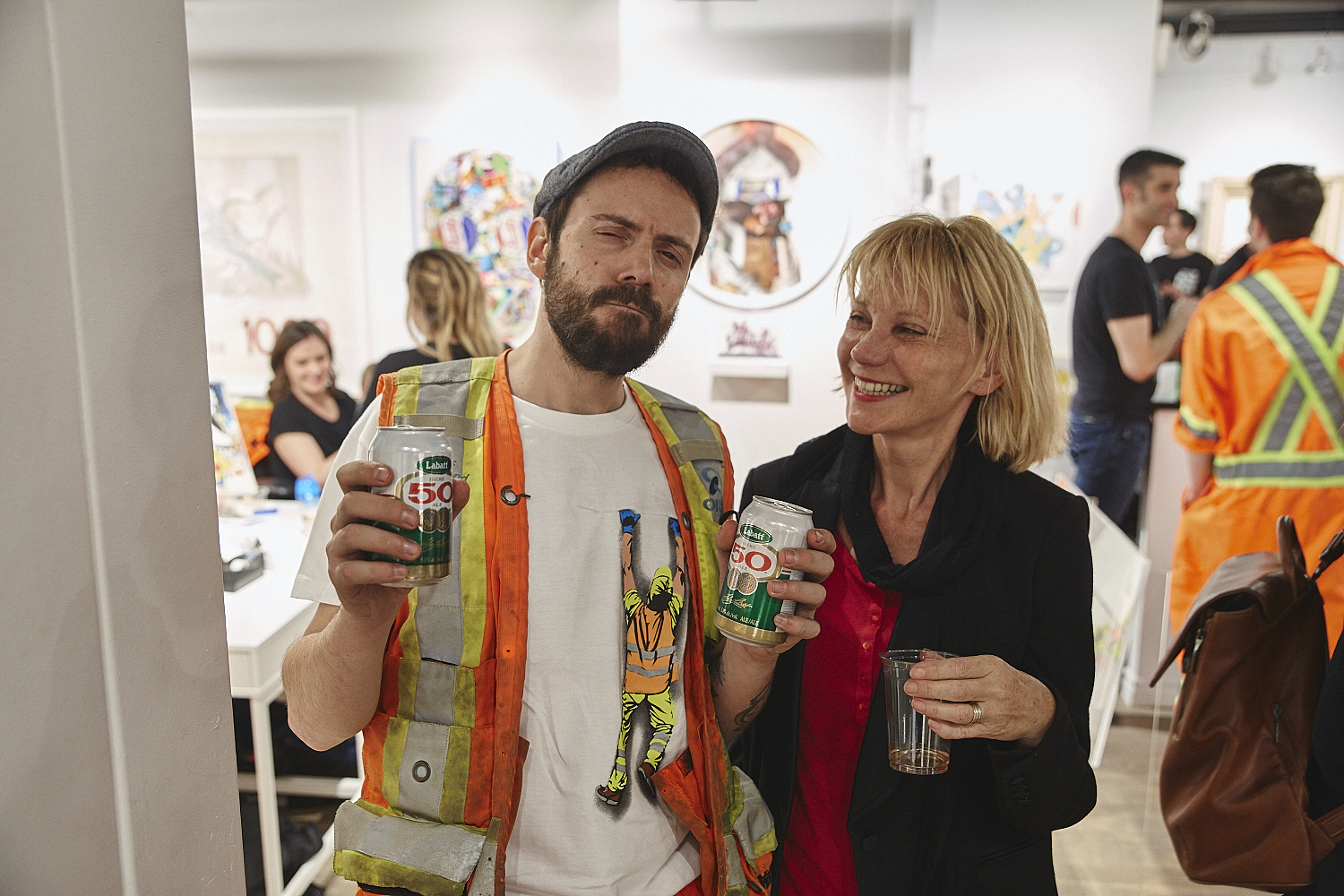L'expo 'The orange cone festival'  un clin d’œil aux cônes oranges de Montréal [Photo]
