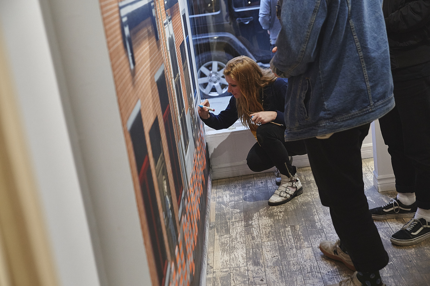 L'expo 'The orange cone festival'  un clin d’œil aux cônes oranges de Montréal [Photo]
