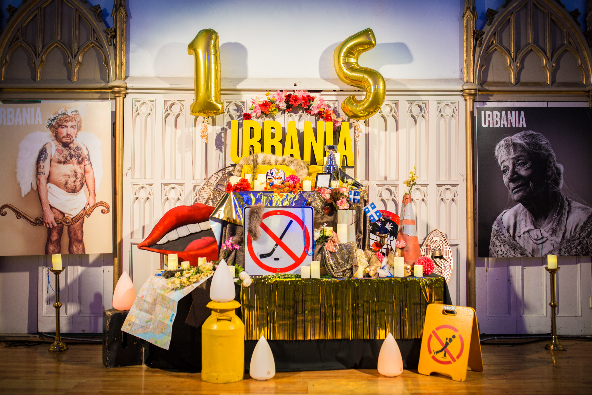 Les 15 ans d'Urbania, ça se fête dans une église [Photos]