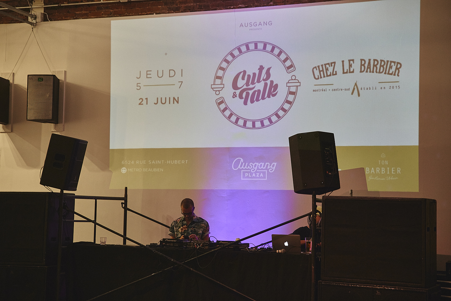 Très cool pop-up au Cuts & Talk du Ausgang avec Chez le barbier [Photos]