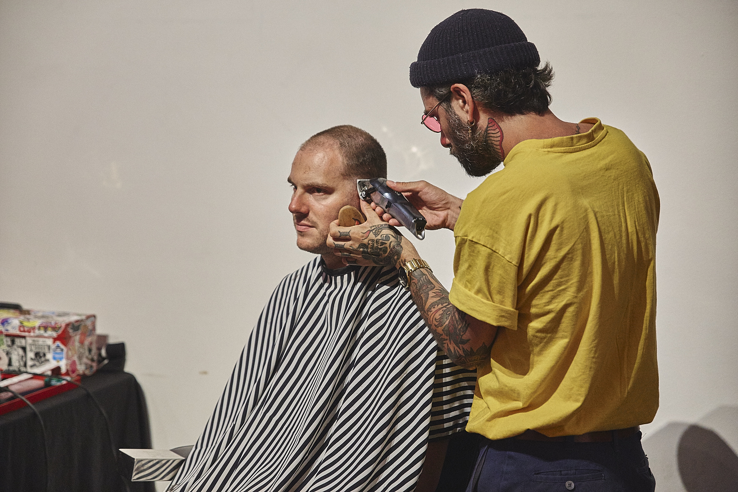 Très cool pop-up au Cuts & Talk du Ausgang avec Chez le barbier [Photos]