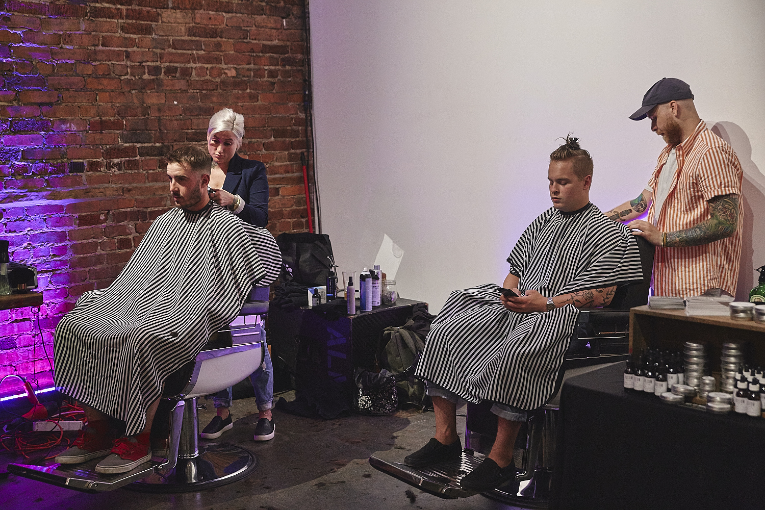 Très cool pop-up au Cuts & Talk du Ausgang avec Chez le barbier [Photos]