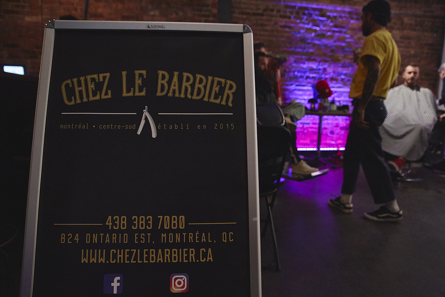 Très cool pop-up au Cuts & Talk du Ausgang avec Chez le barbier [Photos]