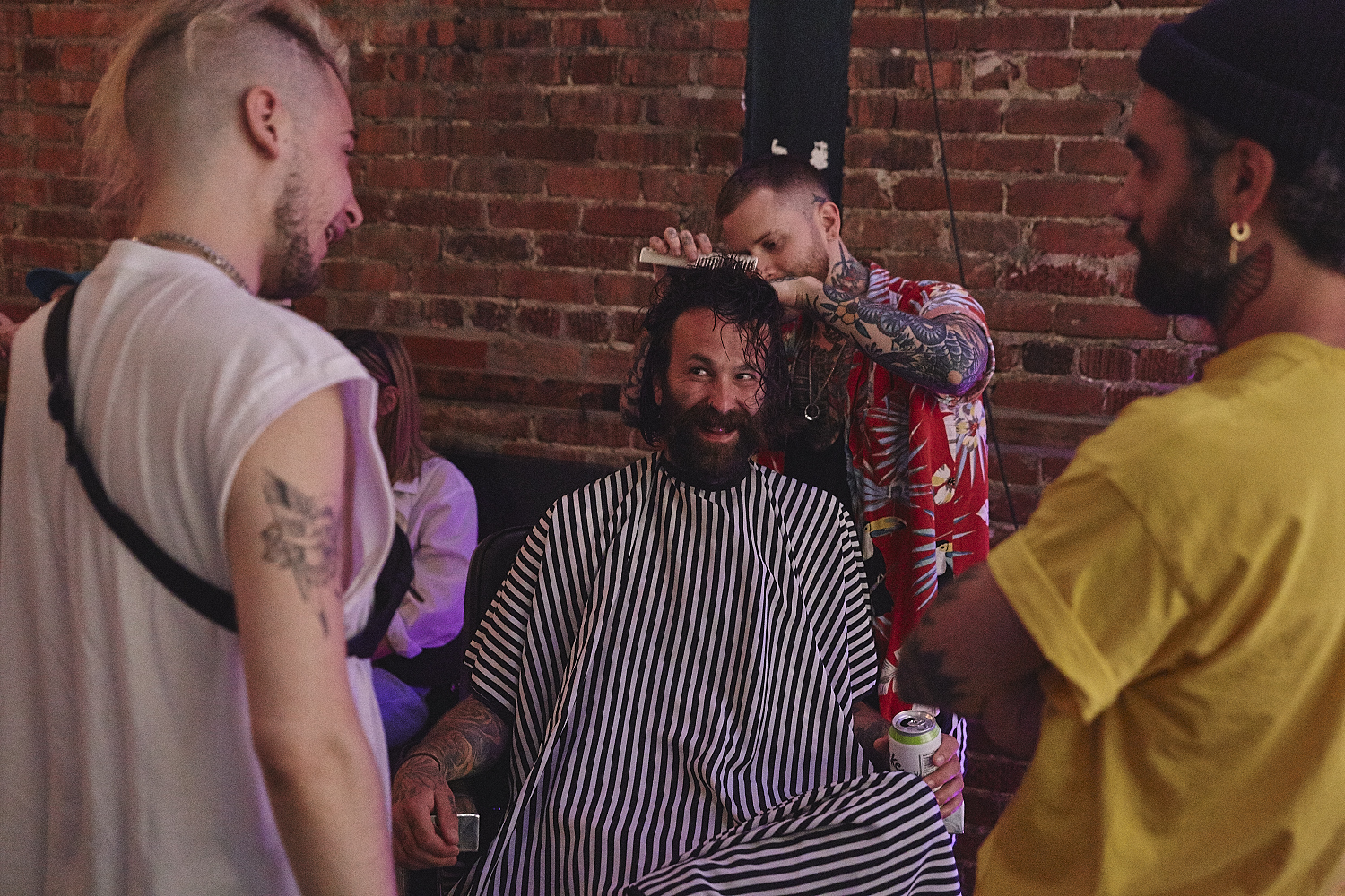 Très cool pop-up au Cuts & Talk du Ausgang avec Chez le barbier [Photos]