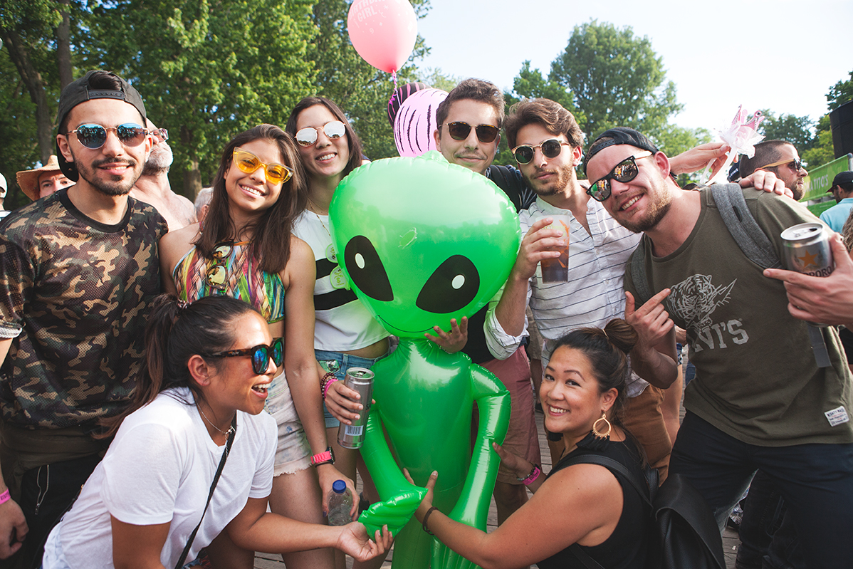 Le Piknic Électronik du week-end était festif et bondé! [Photos]