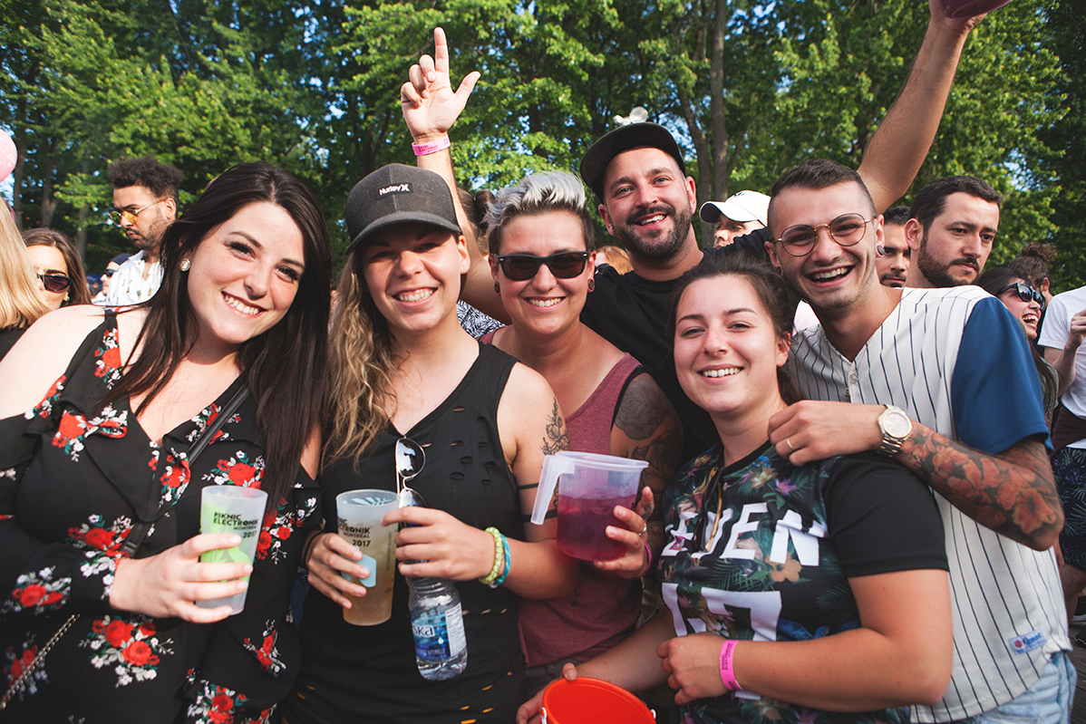 Le Piknic Électronik du week-end était festif et bondé! [Photos]