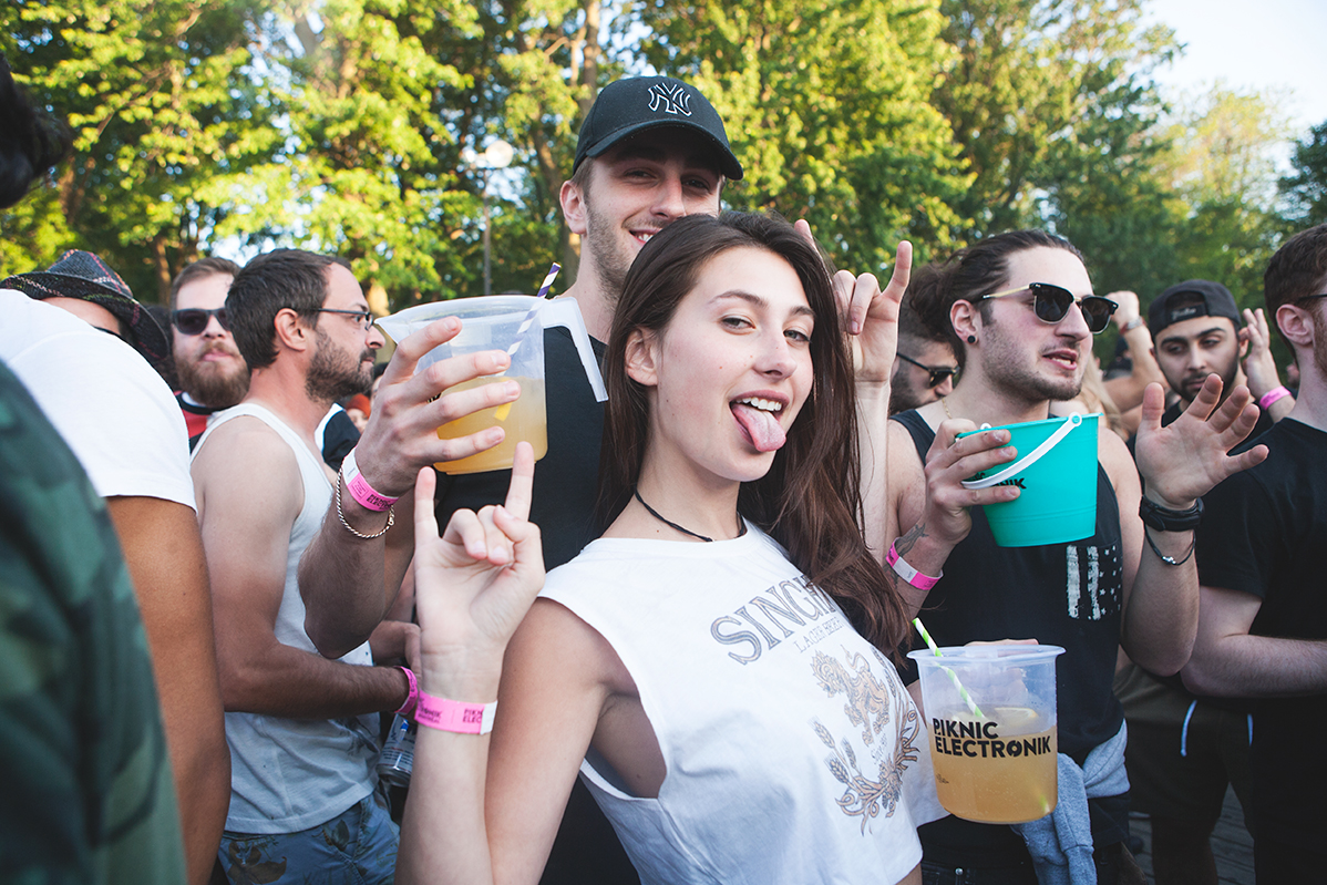 Le Piknic Électronik du week-end était festif et bondé! [Photos]
