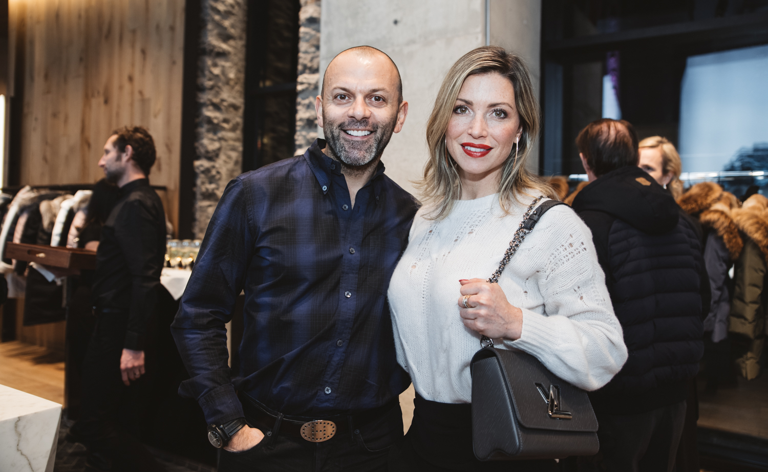 Mackage: Le jet set de la mode à l'ouverture de la boutique phare [Photos]