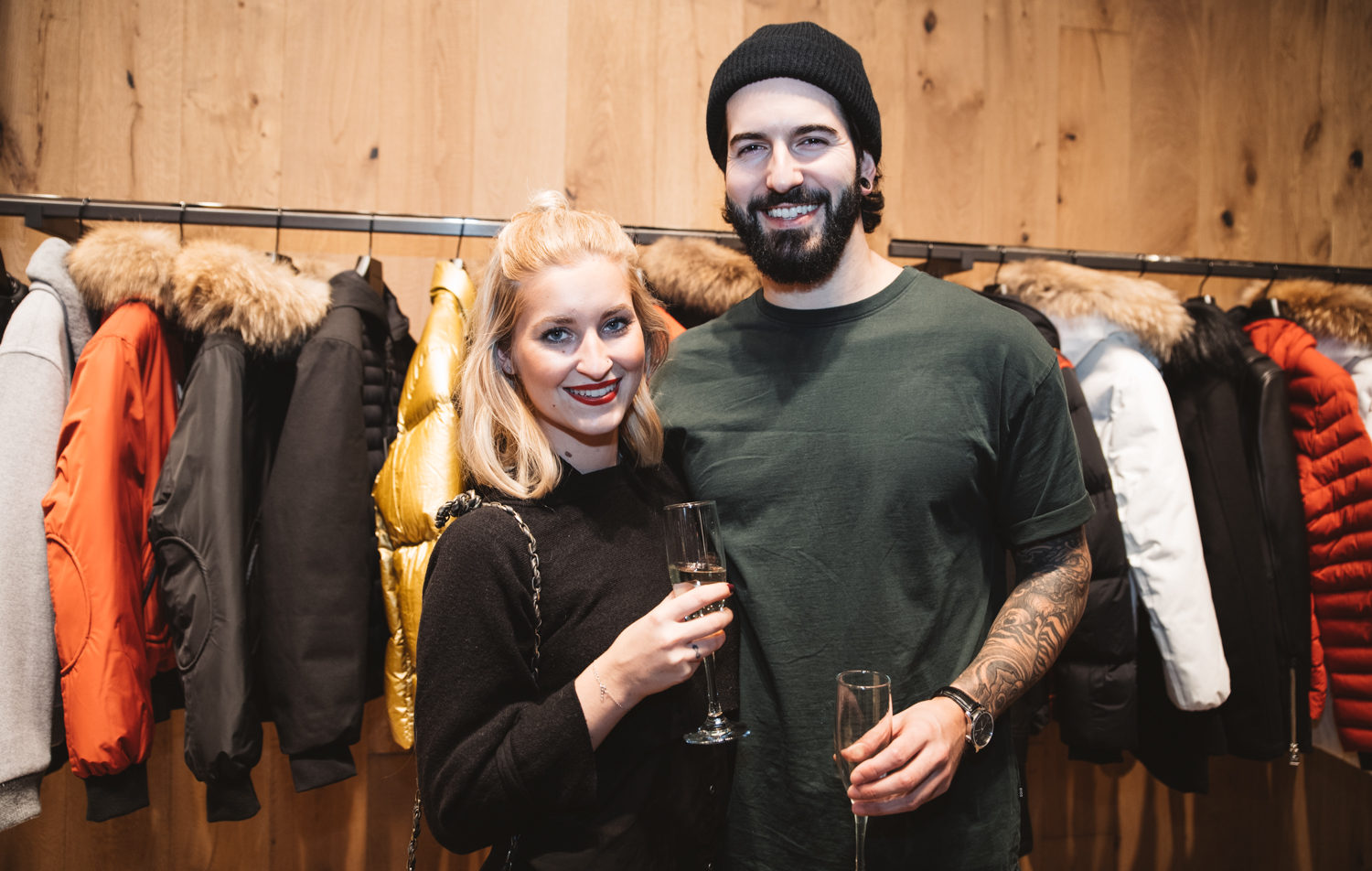 Mackage: Le jet set de la mode à l'ouverture de la boutique phare [Photos]