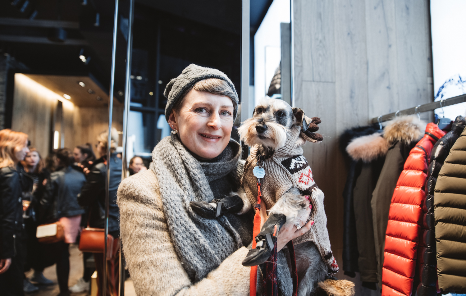 Mackage: Le jet set de la mode à l'ouverture de la boutique phare [Photos]