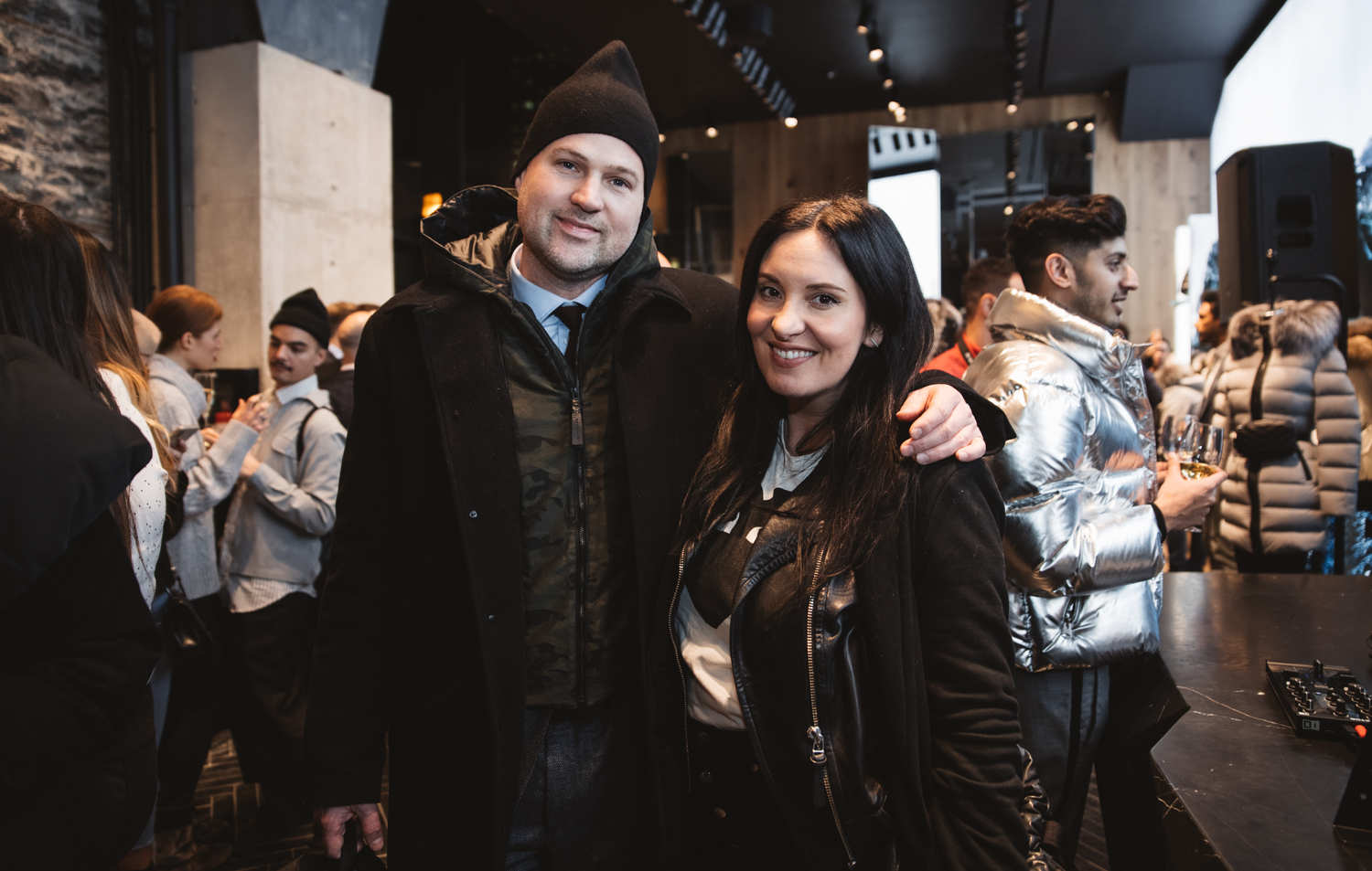 Mackage: Le jet set de la mode à l'ouverture de la boutique phare [Photos]