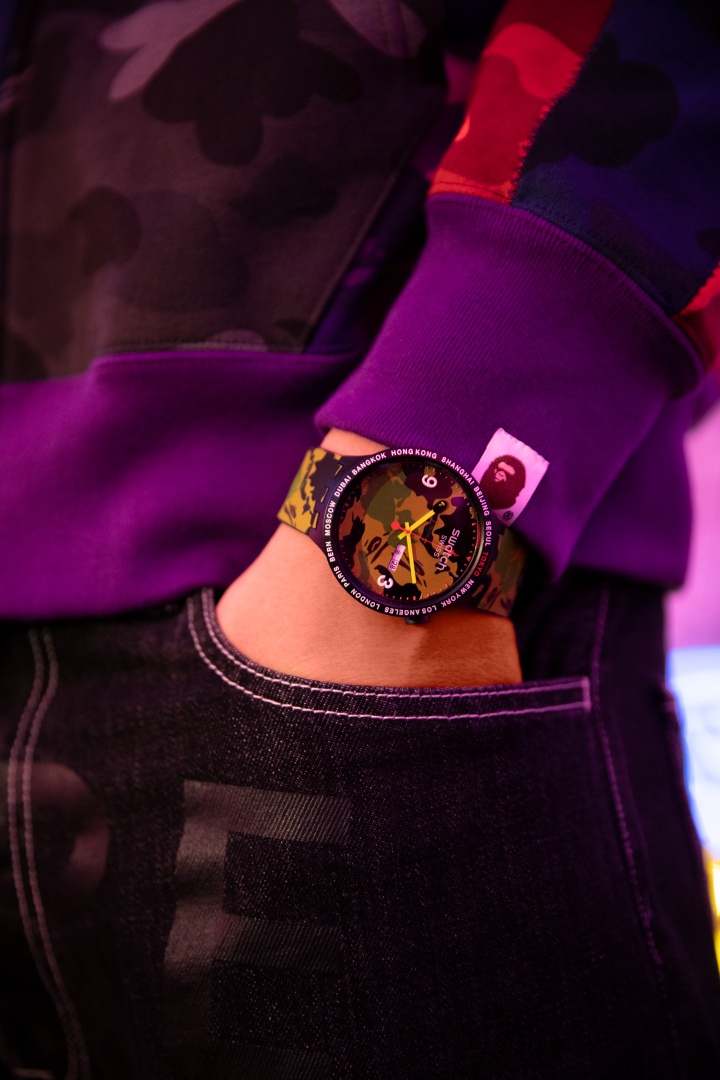 Swatch X BAPE : l’ultime collaboration streetwear japonaise limitée (PHOTOS)