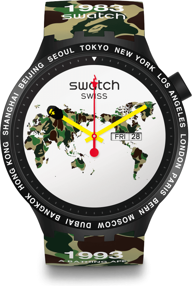 Swatch X BAPE : l’ultime collaboration streetwear japonaise limitée (PHOTOS)