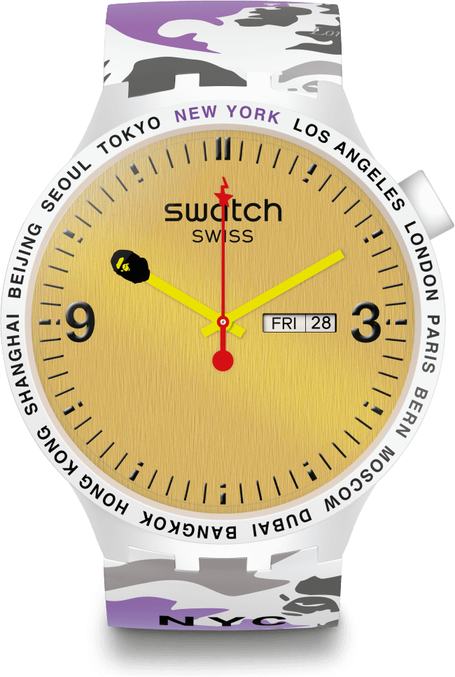 Swatch X BAPE : l’ultime collaboration streetwear japonaise limitée (PHOTOS)