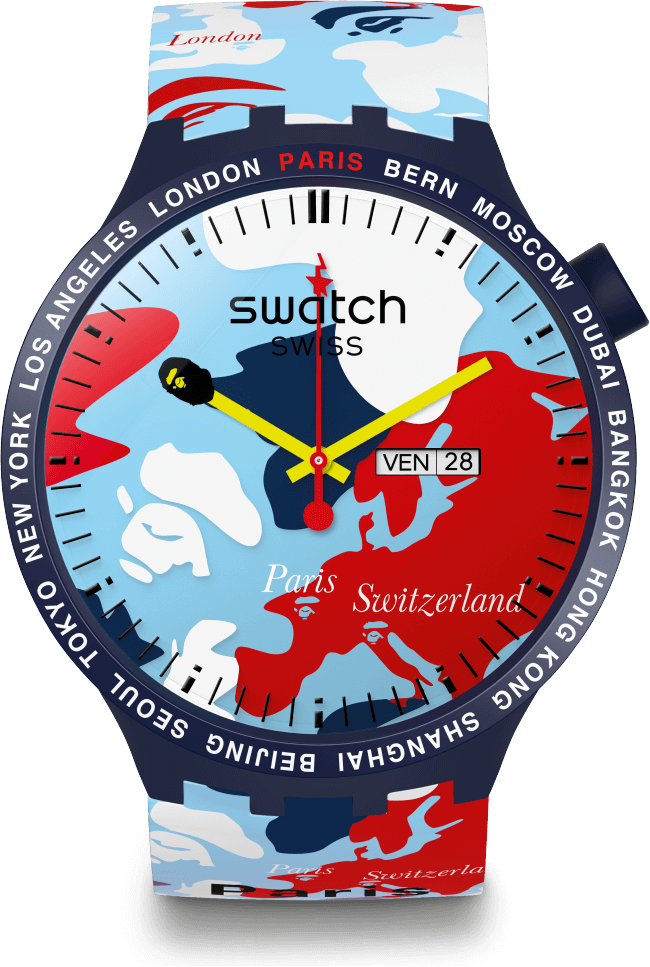Swatch X BAPE : l’ultime collaboration streetwear japonaise limitée (PHOTOS)