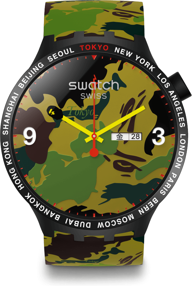 Swatch X BAPE : l’ultime collaboration streetwear japonaise limitée (PHOTOS)
