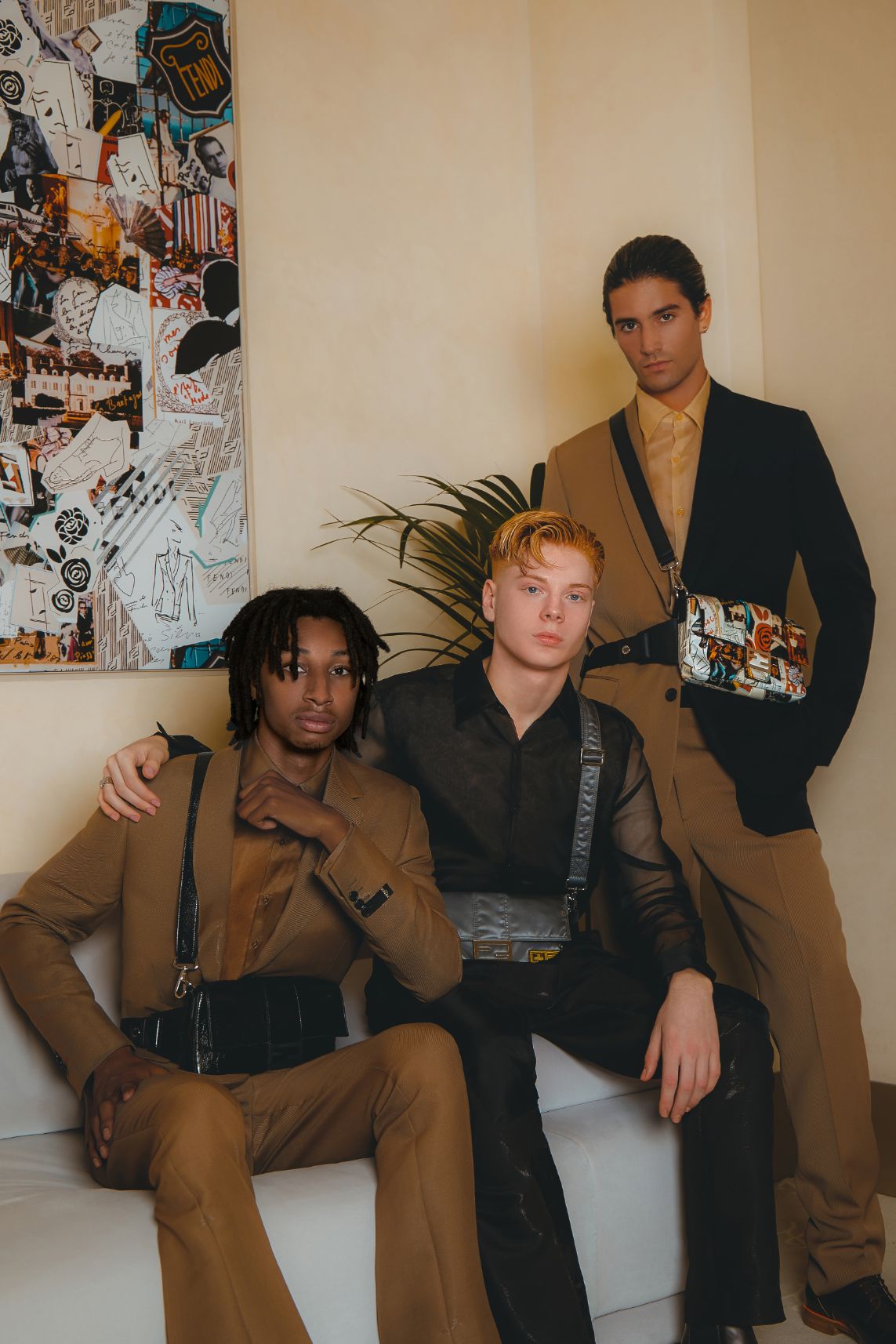 Fendi met de l'avant ses sacs pour homme avec Marc Forné, Leo Mandella et Nasir Dean [PHOTOS]