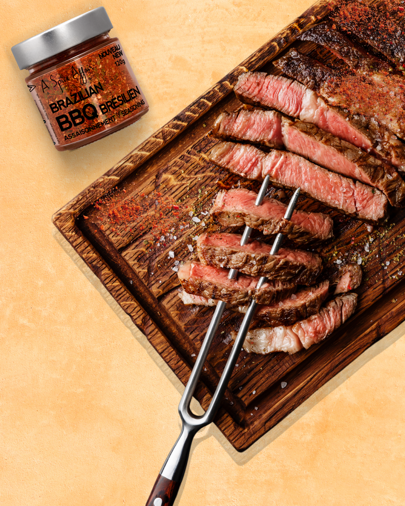Filet de boeuf grillé au BBQ Brésilien