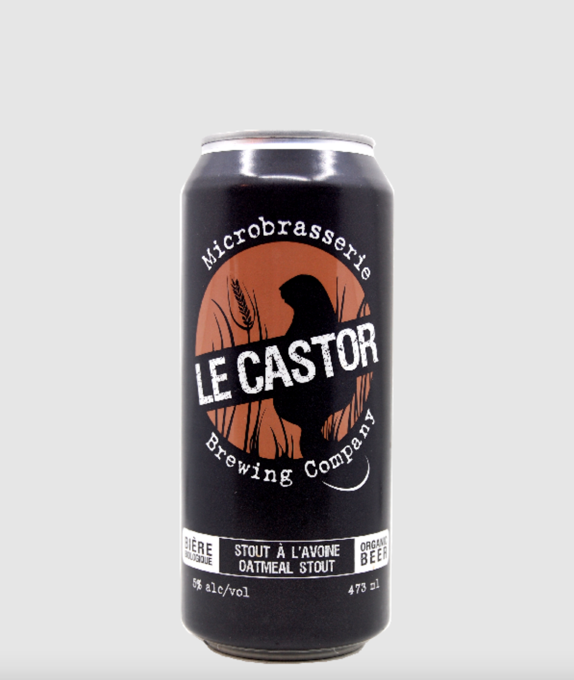 Stout à l'avoine — Microbrasserie Le Castor