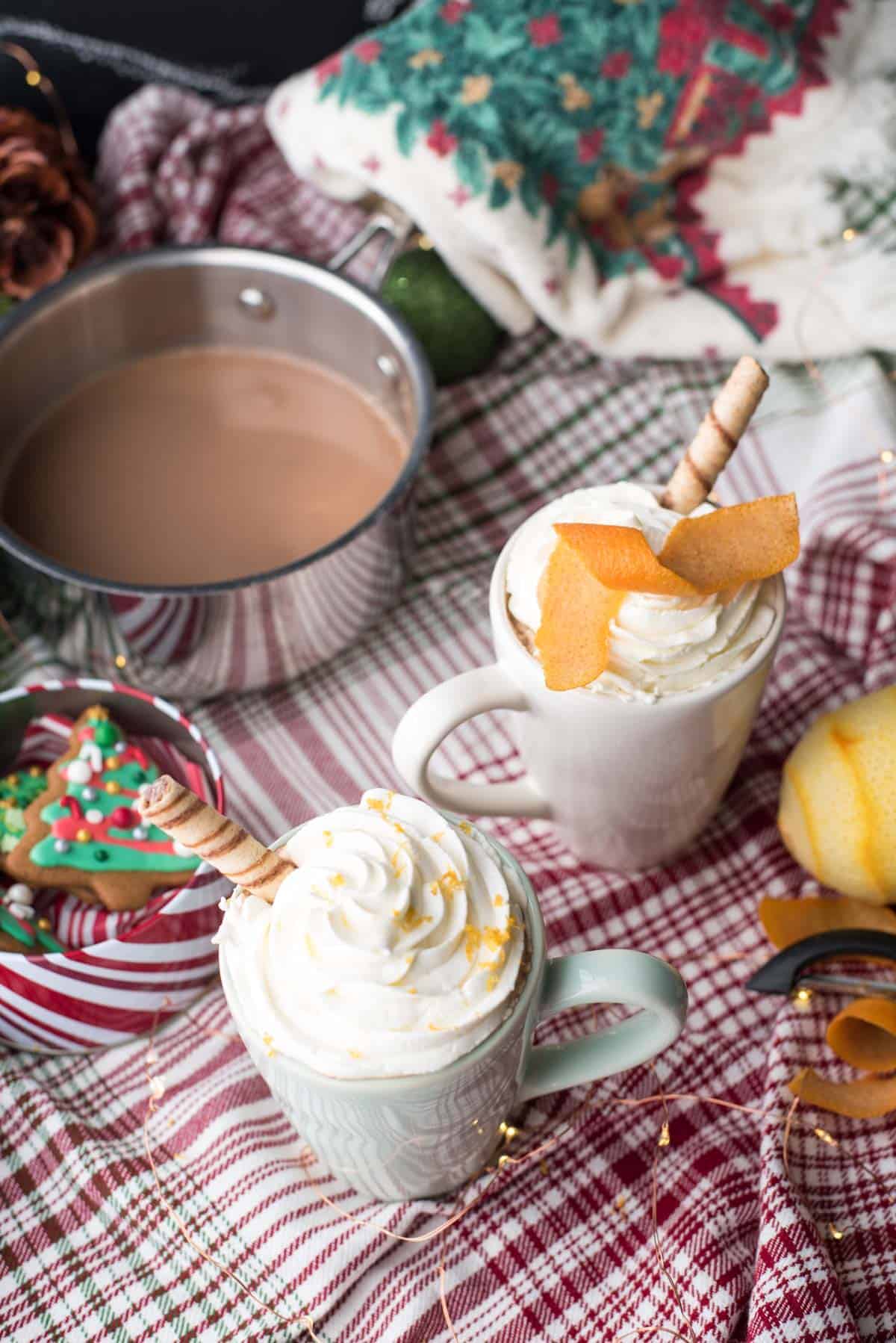 Mocha alcoolisé à l'orange