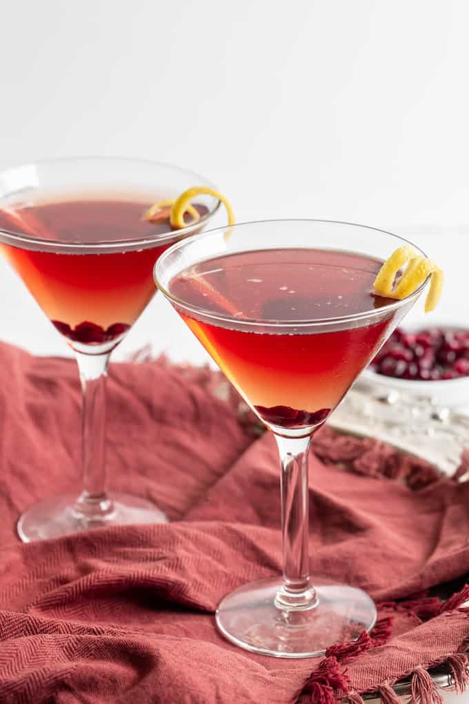 Martini à la pomme-grenade
