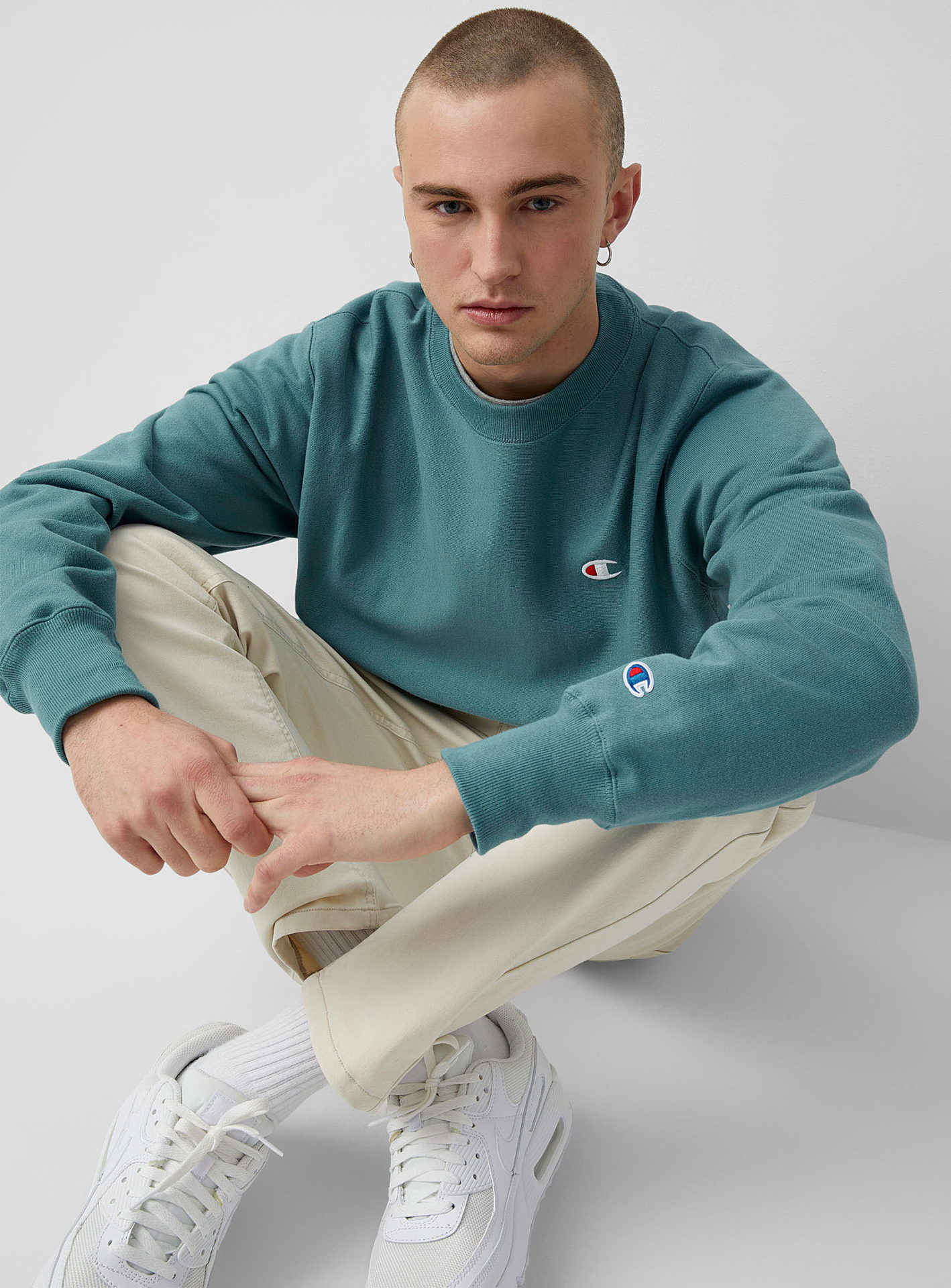 Authentic crew-neck sweatshirt Simons