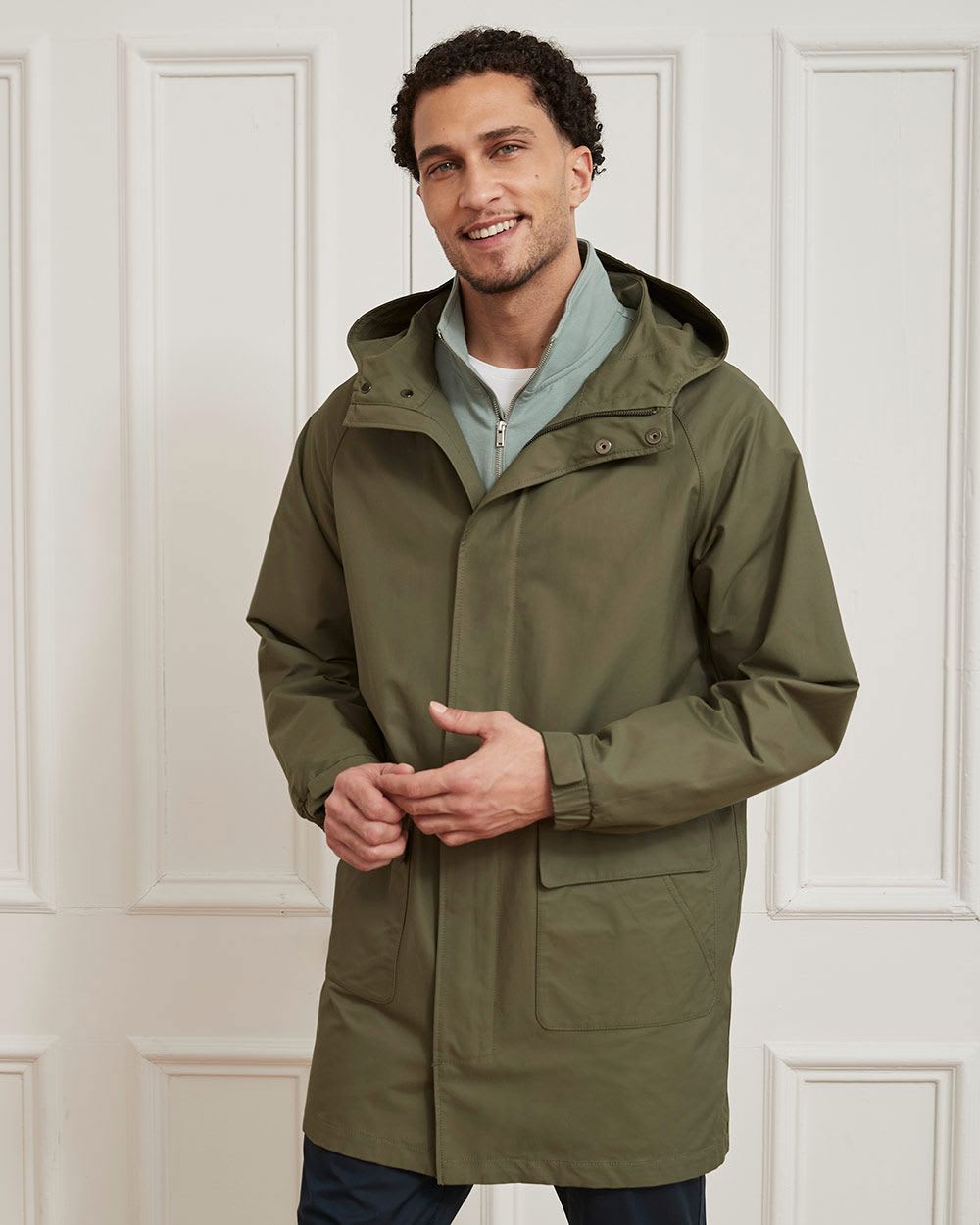 Le parka en coton tissé
