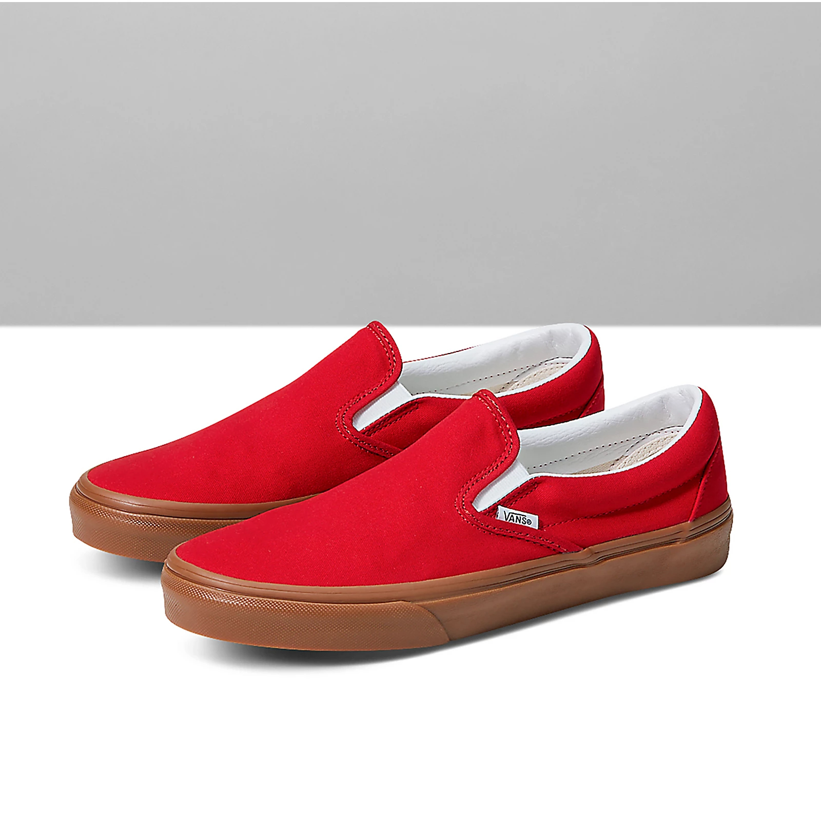 CUSTOMS RACING RED SLIP-ON WIDE - 95$