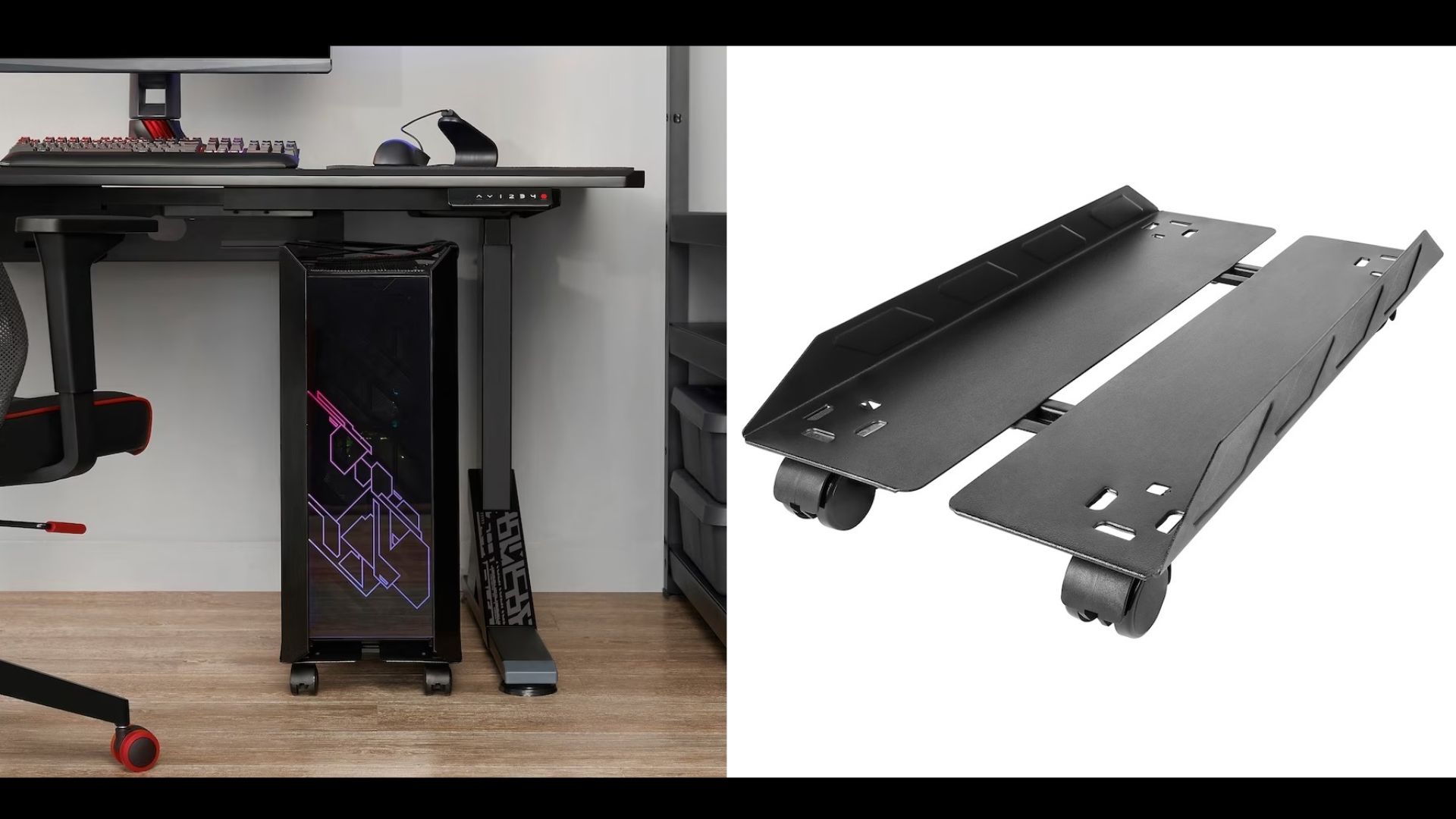 Support à roulettes pour PC