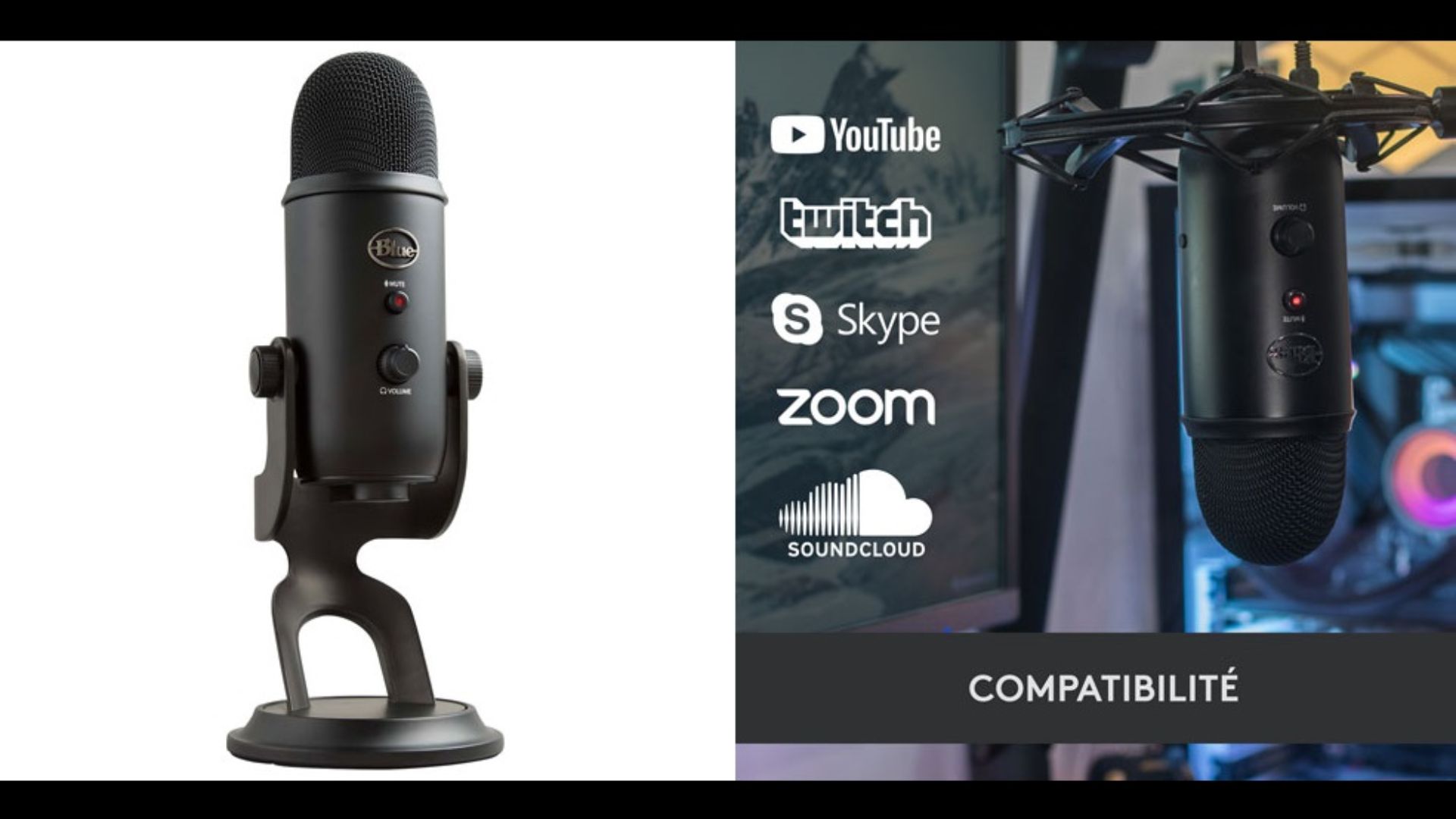 Le microphone Blue Yeti
